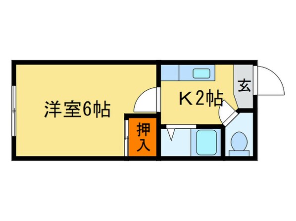 トウリョウ南５条ビルの物件間取画像